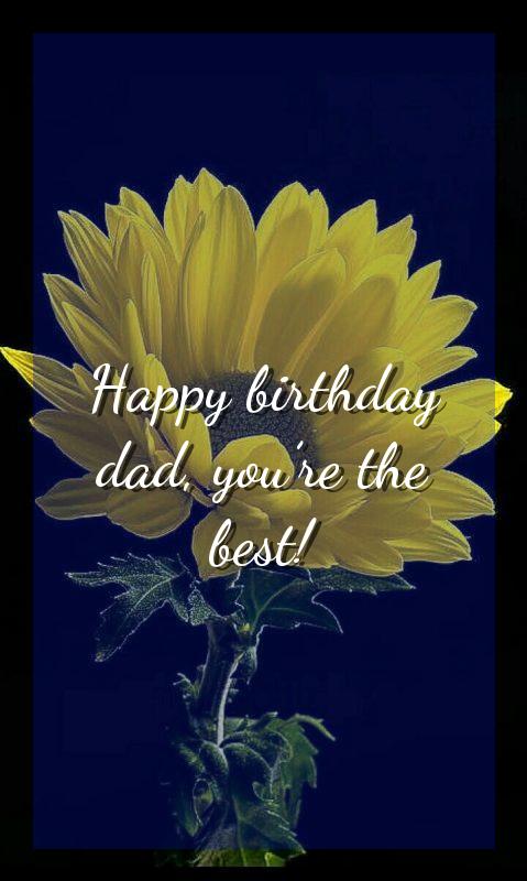 greetings to my father birthday